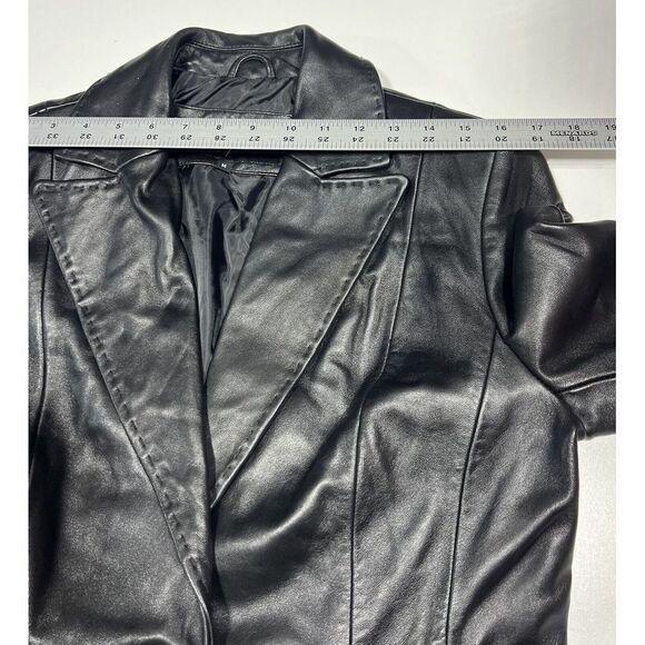 Tannery West Black Leather Women Jacket Size M‎ - Picture 8 of 10